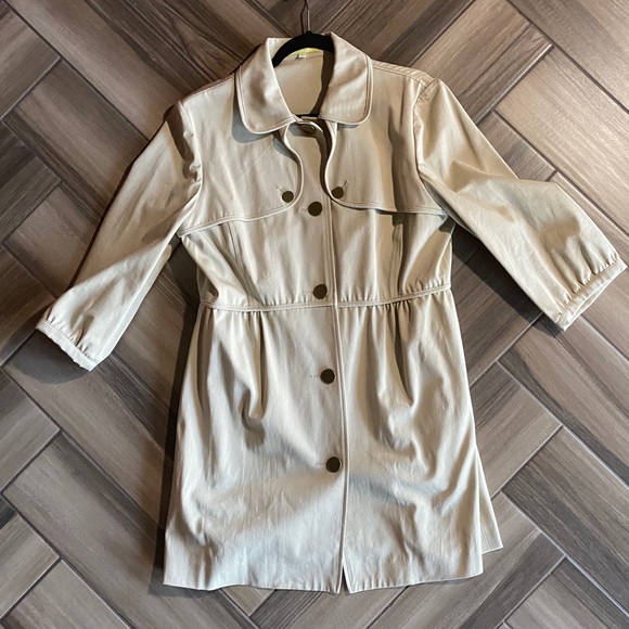 Gianni Bini Cream Coat Size: Large - Picture 9 of 13